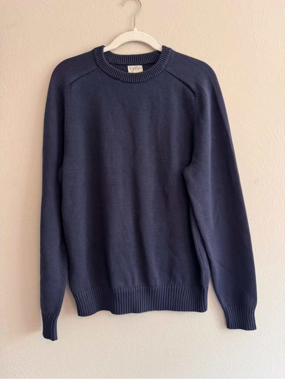NWT J. Crew Men's Heritage Cotton Crewneck Sweater